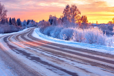 Credit Union Consultancy Services Newsletter image of an icy road