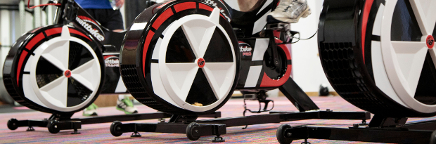 Photo of gym bikes in Davy gym.